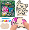 Animal clay coloring kit, Animal clay art set, koala, elephant  modeling craft for kids, animal  clay coloring activity, DIY animal craft kit, Kids animal sensory art, animal creative project, Non-toxic animal clay kit, Koala clay craft, Fun elephant activity for children.