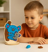 Animal clay coloring kit, Animal clay art set, koala, elephant  modeling craft for kids, animal  clay coloring activity, DIY animal craft kit, Kids animal sensory art, animal creative project, Non-toxic animal clay kit, Koala clay craft, Fun elephant activity for children.
