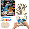 Dog clay coloring kit, Dog themed clay art set, Dog clay craft for kids, DIY dog modeling kit, 3D dog clay project, Sensory dog clay kit, Creative dog craft activity, Non-toxic clay craft set, Puppy clay art kit, Kids dog craft.