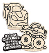 Cars clay coloring kit, Car themed clay art set, Car clay craft for kids, DIY car modeling kit, 3D car clay project, Sensory car clay kit, Creative car craft activity, Non-toxic clay craft set, Vehicle clay art kit, Kids car craft.