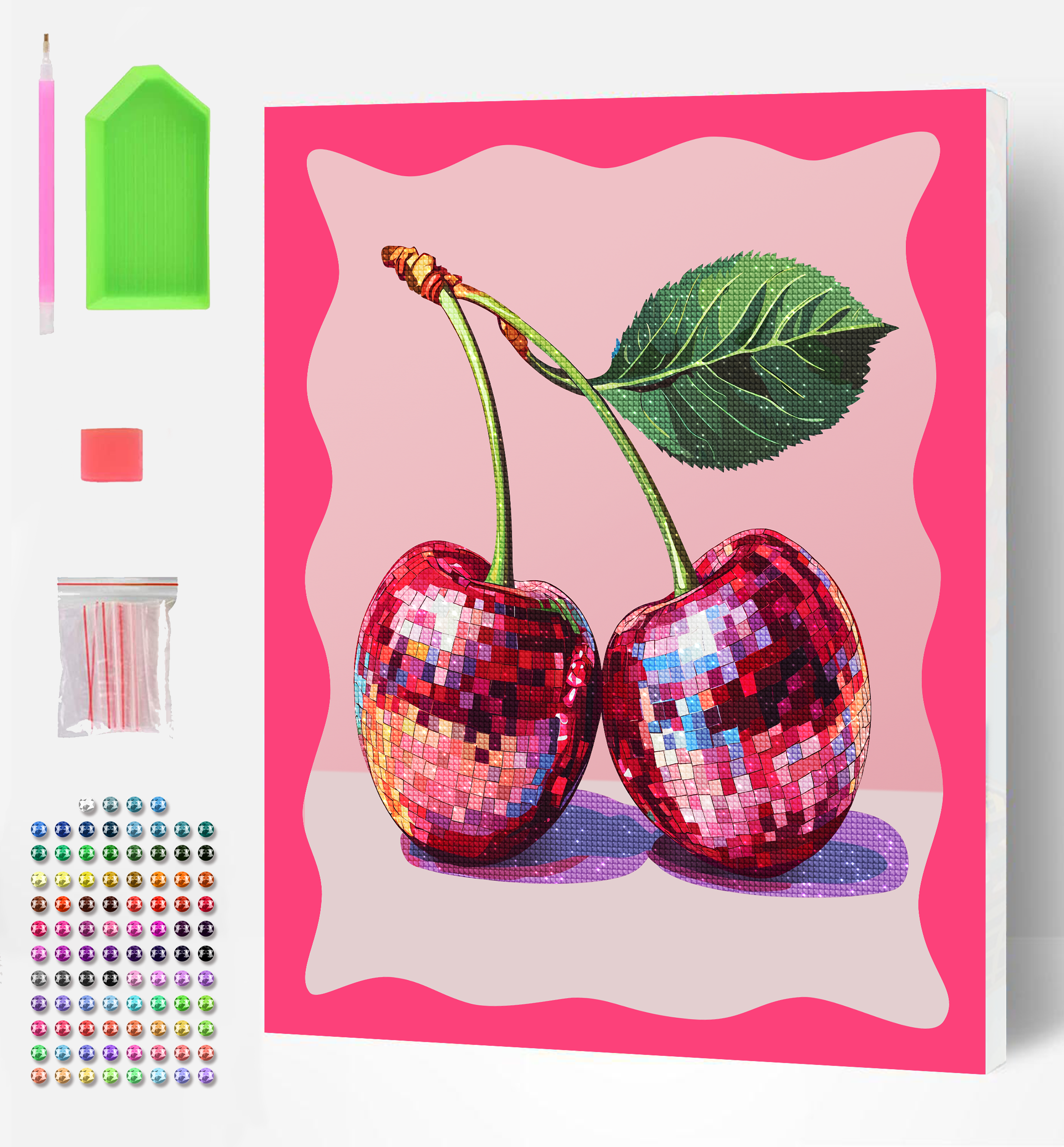 Cherry diamond painting, Cherry diamond art, Cherry diamond painting for kids, Cherry diamond painting kit, Cherry crystal art, Cherry crystal art kit, 5D diamond painting kit, 5D diamond art kit, Cherry gifts, Cherry gifts for girls, Cherry gifts for women, Framed diamond art kit, Framed diamond painting kit, Diamond painting for beginners, Framed crystal art kit, Cherry gift for cherry lovers, Cherry arts and crafts, Cherry wall art, Cherry art kit.