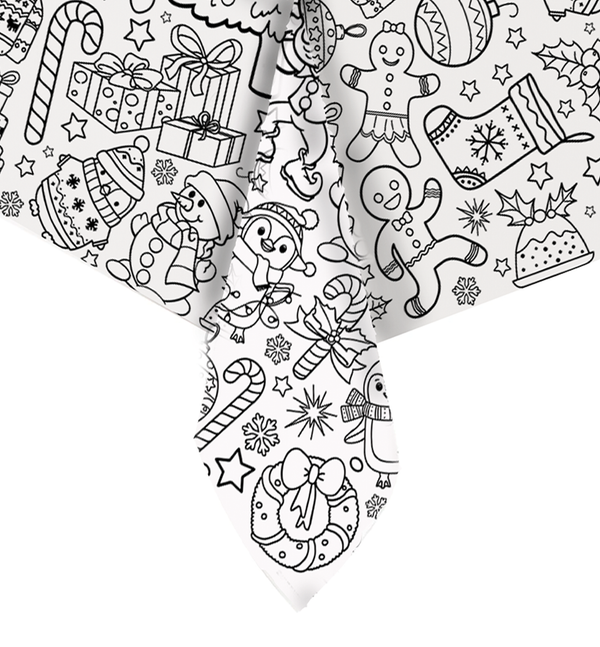 Christmas coloring tablecloth, Christmas coloring table cover, Kids Christmas coloring activity, Christmas coloring poster for children, Festive Christmas coloring tablecloth, Christmas themed craft activity, Holiday party coloring tablecloth, Giant coloring sheet for kids, Christmas arts and crafts activity, Creative Christmas coloring project, Eco friendly kids coloring activity, Christmas activity mat, Christmas craft gift for kids, Interactive coloring table cover, Holiday coloring activity, Winter them