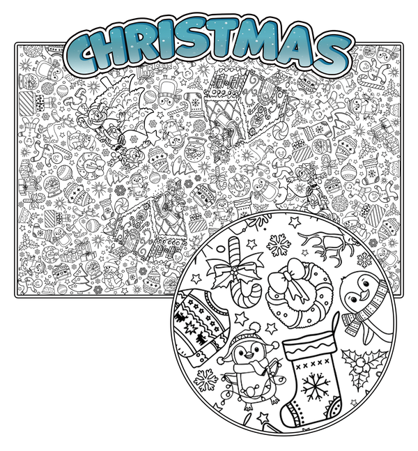 Christmas coloring tablecloth, Christmas coloring table cover, Kids Christmas coloring activity, Christmas coloring poster for children, Festive Christmas coloring tablecloth, Christmas themed craft activity, Holiday party coloring tablecloth, Giant coloring sheet for kids, Christmas arts and crafts activity, Creative Christmas coloring project, Eco friendly kids coloring activity, Christmas activity mat, Christmas craft gift for kids, Interactive coloring table cover, Holiday coloring activity, Winter them