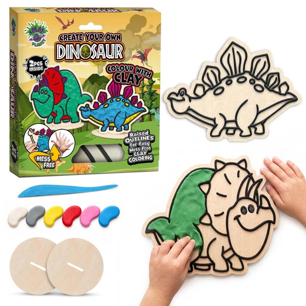 Dinosaur clay coloring kit, Dinosaur clay art set, Dino modeling craft for kids, Prehistoric clay coloring activity, DIY Dinosaur craft kit, Kids dinosaur sensory art, Dinosaur creative project, Non-toxic Dinosaur clay kit, T-Rex clay craft, Fun Dino activity for children.