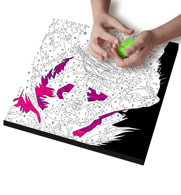 lion clay painting kit, lion craft kit, lion clay art, paint by numbers clay kit, clay painting kit for kids, lion art kit, lion artwork, lion gift, animal gift, sensory art activity, mess free craft, air dry clay kit, canvas art kit, creative activity for kids, kids craft kit, arts and crafts for kids, screen free activity, rainy day activity, animal craft activity, safari craft, clay art kit, DIY canvas art, lion canvas, birthday gift for kids