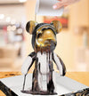 Metallic Marble Bear kit, Fluid Bear paint pouring kit, Marble bear craft kit, DIY paint pouring project, Metallic fluid art kit, Paint your own bear sculpture, Marble effect painting kit, Creative art activity for kids, Arts and crafts gift for children, Fluid art kit for beginners, DIY bear décor project, Paint pouring craft set, Metallic art kit for kids, Marble bear gift idea, Splat Planet Metallic Marble Bear Kit.