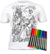 kids, children, eatsleepdoodle, eat sleep doodle, grafix, childrens, color in t-shirt, splat planet, coloring, color in, washable markers, magic, toddlers, Kids, princess coloring, princess, Disney Princess, fairytale, fairy tale, castle, crown, tiara, royal, queen, prince, enchanted, magical, unicorn, rainbow, pink, dress up, fantasy, fabric markers, girls, boys, toddlers, gift, birthday, Christmas, creative, reusable, washable colouring, colour in clothing, kids craft, arts and crafts, creative gift, scre